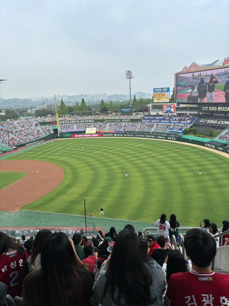  SSG 랜더스 VS 한화이글스 4층 일반석 402블록  I 열 직관 후기/시야