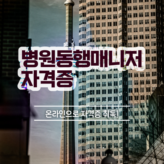  40대 취업 인강으로 간편하게 병원동행사 합격한 후기