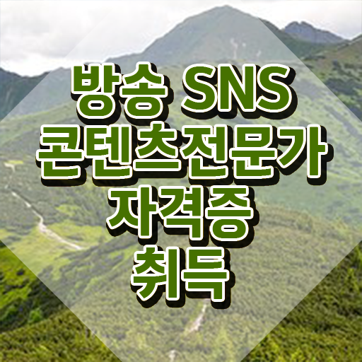  , 방송sns콘텐츠전문가 자격증 합격한 전략 살펴보기