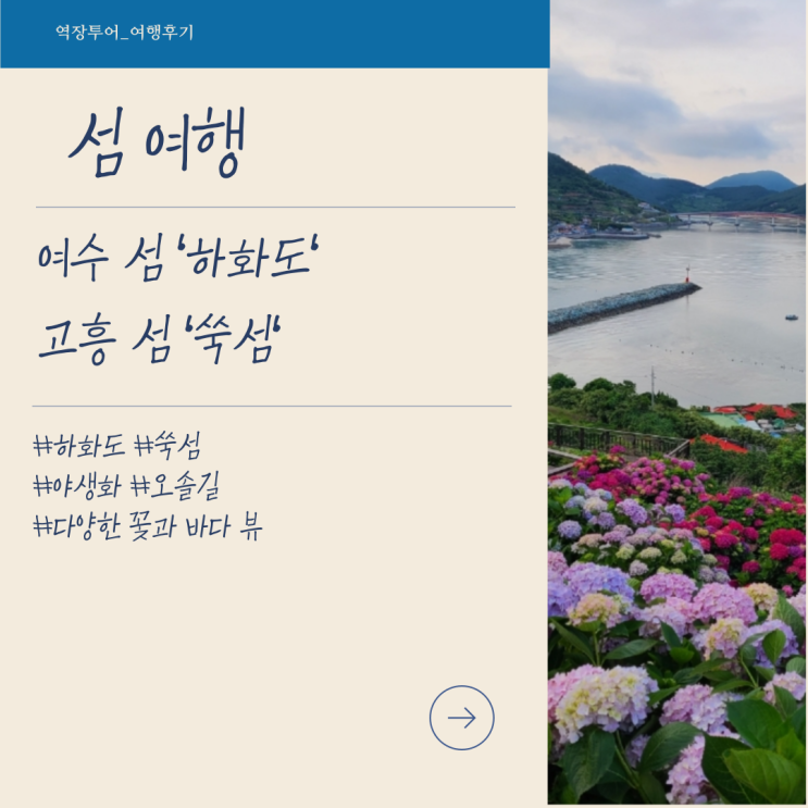  [섬여행] 여수 섬 '하화도' & 고흥 섬 '쑥섬' 
