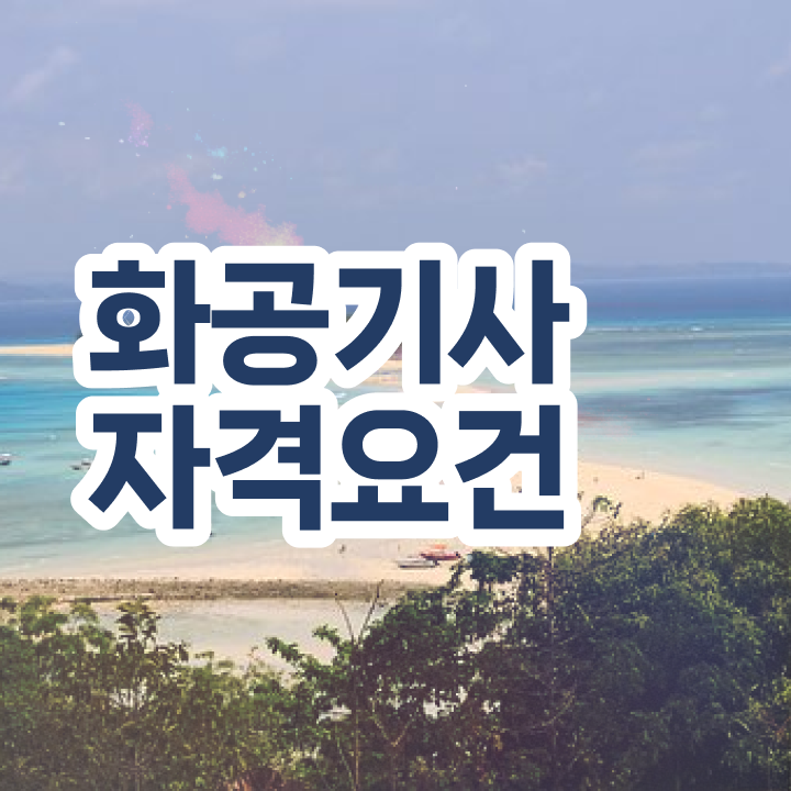  화공기사 화공기사 자격요건 인강으로 반 년만에 끝낸 비법