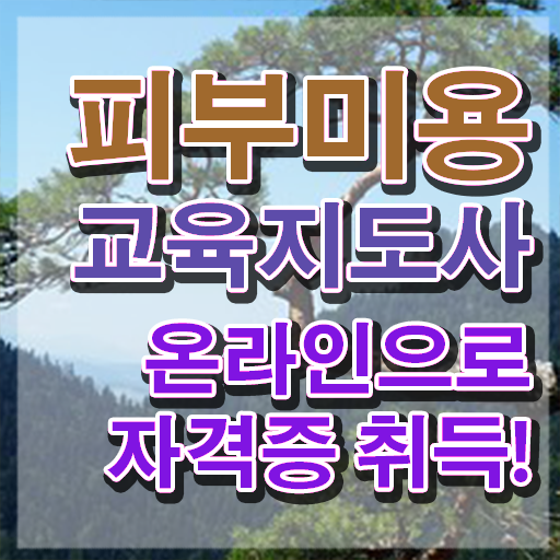  피부관리사학원 , 피부미용교육지도사 자격증 비용없이 온라인으로 합격정보 및 취업