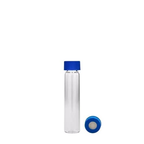  [유리초자] 10 ml 투명 셉텀 샘플 바이알 & 스크류 캡 10 ml Clear Septum Vial & Screw cap