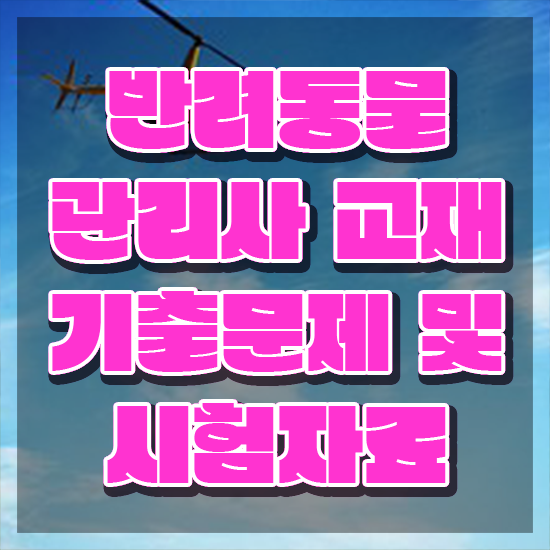  반려동물식품관리사 , 반려동물관리사 자격증 온라인 교육으로 준비한 과정 확인하고 가세요