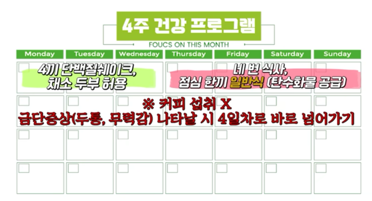 "딱 한달만 '이렇게' 해보세요" 몸에 쌓인 지방 없애는 확실한 방법 (박용우 원장 1부) 4주차 건강프로그램