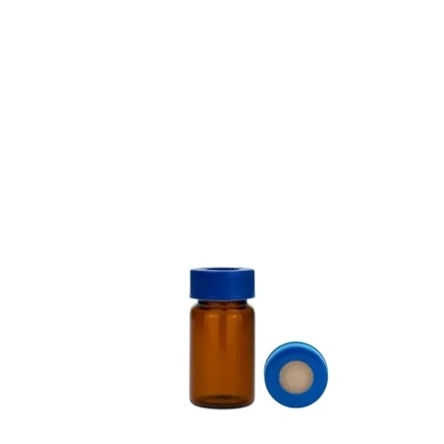  [유리초자] 7.5 ml 엠버 셉텀 샘플 바이알 & 스크류 캡 7.5 ml Amber Septum Vial & Screw cap