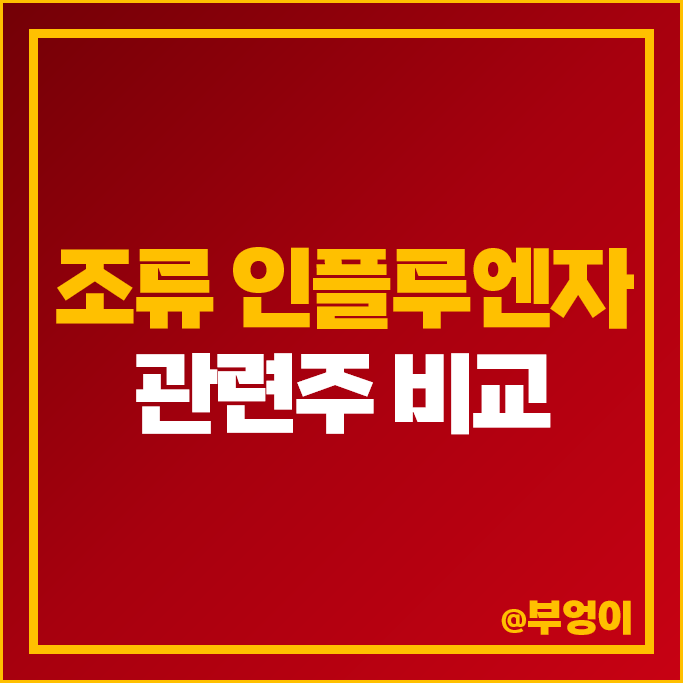 조류인플루엔자 관련주 조류독감 백신 주식 아이진 종근당 주가 조류인플루엔자 관련주 조류독감 백신 주식 아이진 종근당 주가