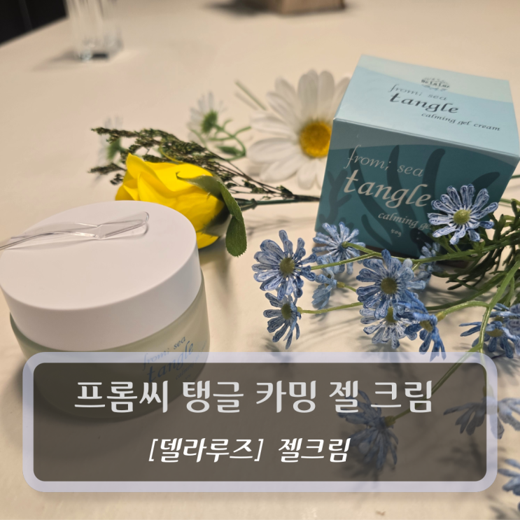  [델라루즈, 젤크림] 프롬씨 탱글 카밍 젤 크림 - 수분크림, 쿨링젤, 보습크림