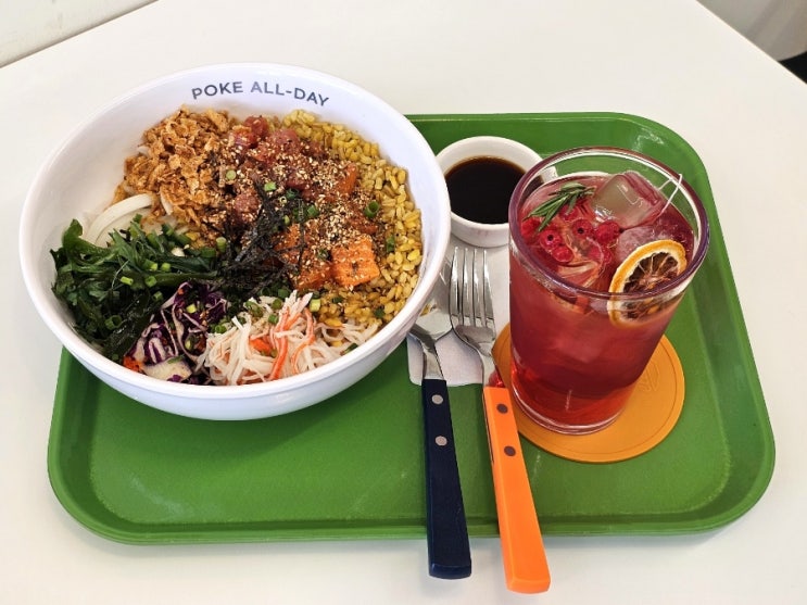  용산역샐러드 맛집 포케올데이 용산역점, 프로틴포케 후기 :)