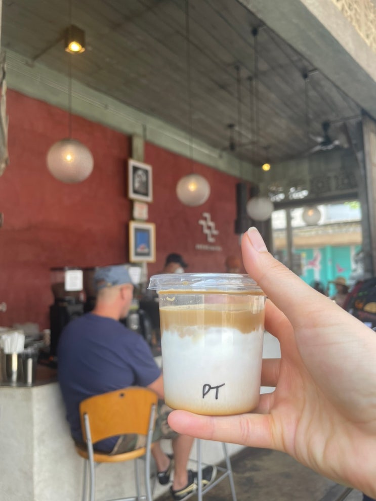  태국 치앙마이 커피가 유명해서 외국인들도 많이 오는 라탄거리근처 까페 Brewginning coffee