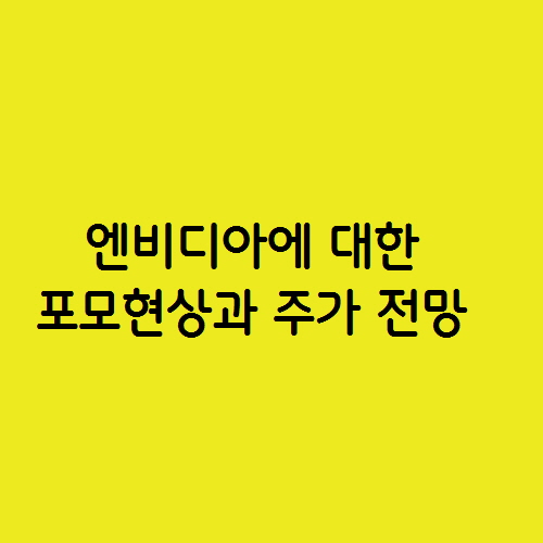  엔비디아에 대한 포모현상과 주가 전망