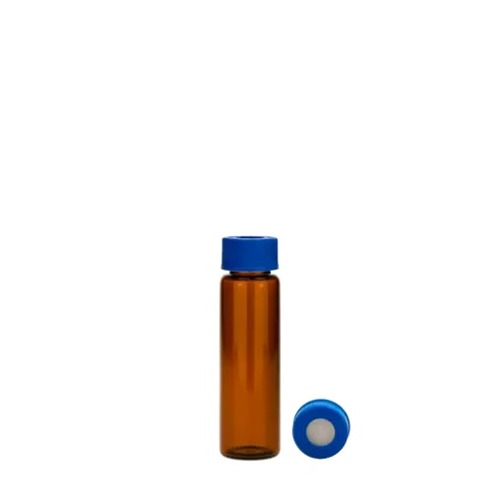  [유리초자] 10 ml 엠버 셉텀 샘플 바이알 & 스크류 캡 10 ml Amber Septum Vial & Screw cap