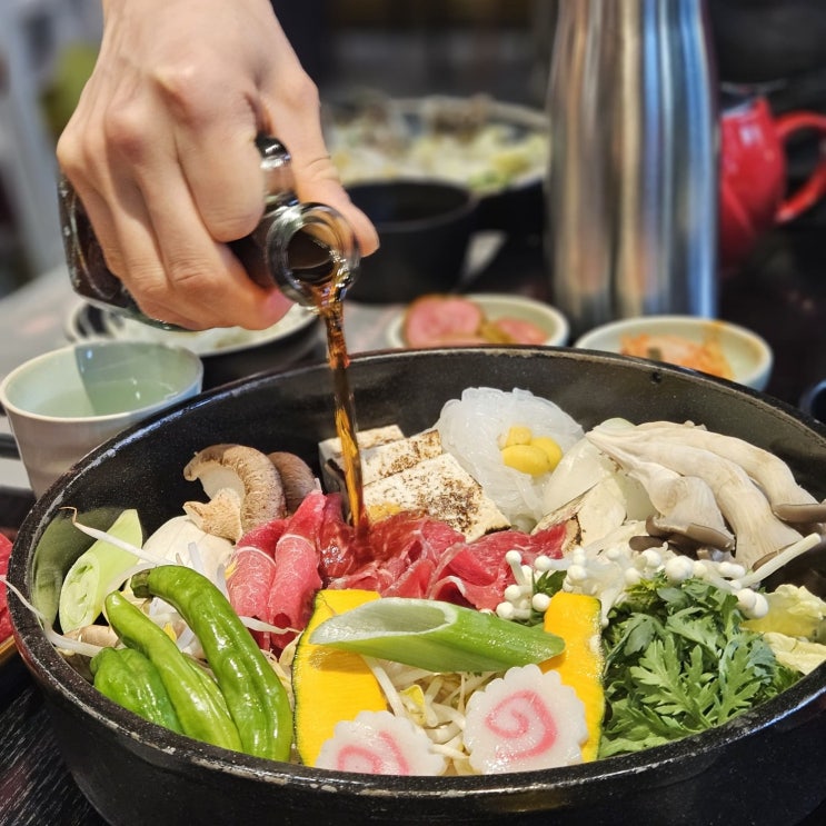  일산 웨스턴돔 맛집 - 옥소반 일산점, 스끼야끼,샤브샤브,볶음밥까지!