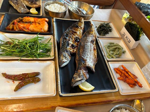 수지맛집)줄서서 먹는 생선구이집 산으로간 고등어