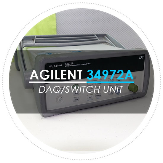  실험실에서의 효율적인 작업을 위한 Agilent 34972A DAQ / Switch Unit - 중고계측기판매 장비