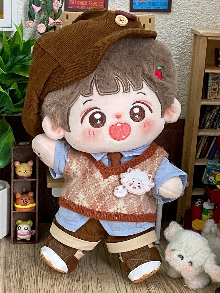 20cm 꼬마 양 우편집배원  세트 인형옷 아이돌인형옷