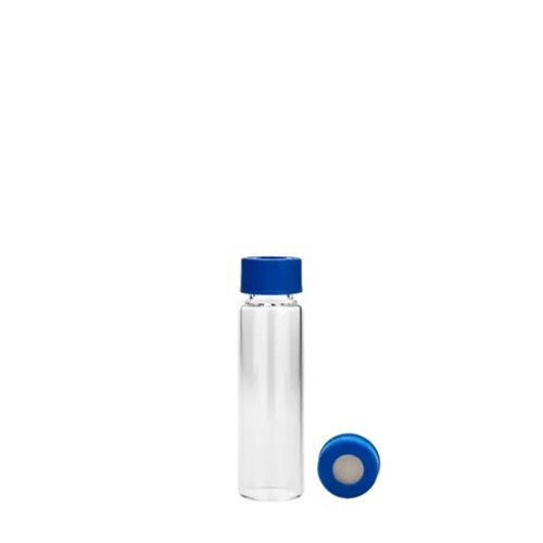  [유리초자] 10 ml 투명 셉텀 샘플 바이알 & 스크류 캡 10 ml Clear Septum Vial & Screw cap