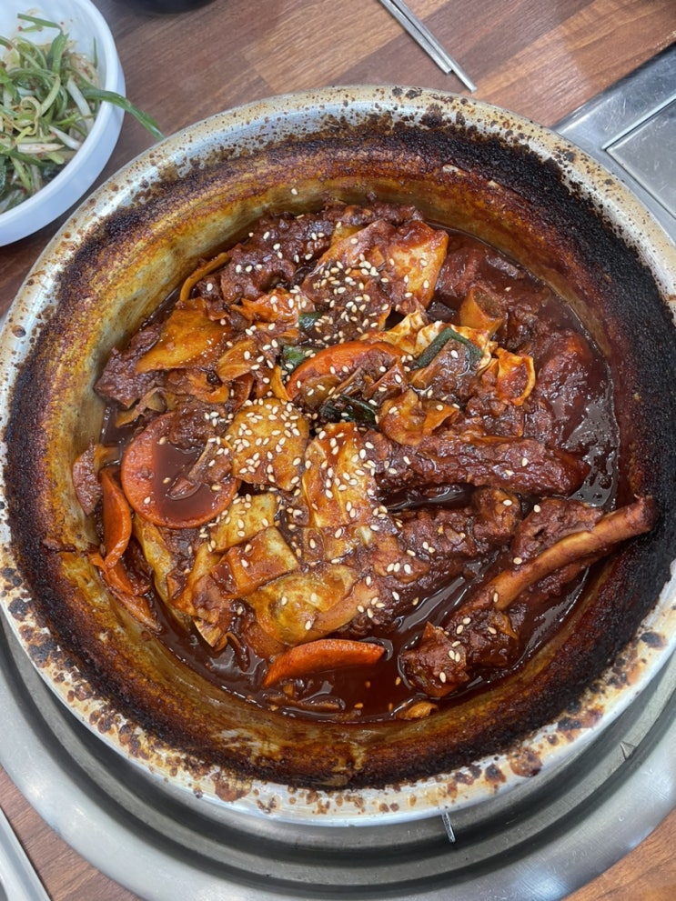  구미 산동 양푼이 갈비찜 맛집 황금식당