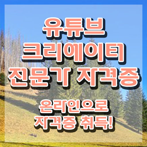  유튜브크리에이터 , 유튜브크리에이터전문가 자격증 1달 만에 취득한 방법 핵심 공개