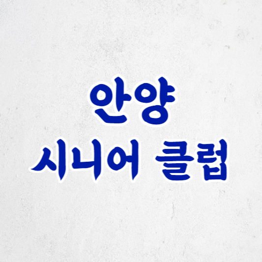 고령화 사회, 안양 시니어 클럽의 일자리 창출과 노후 생활 지원
