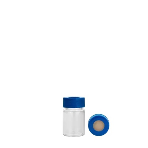  [유리초자] 7.5 ml 투명 셉텀 샘플 바이알 & 스크류 캡 7.5 ml Clear Septum Vial & Screw cap