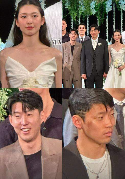 모델 <b>김진경</b>과 축구 국가대표 김승규, 로맨틱한 결혼식 현장 공개