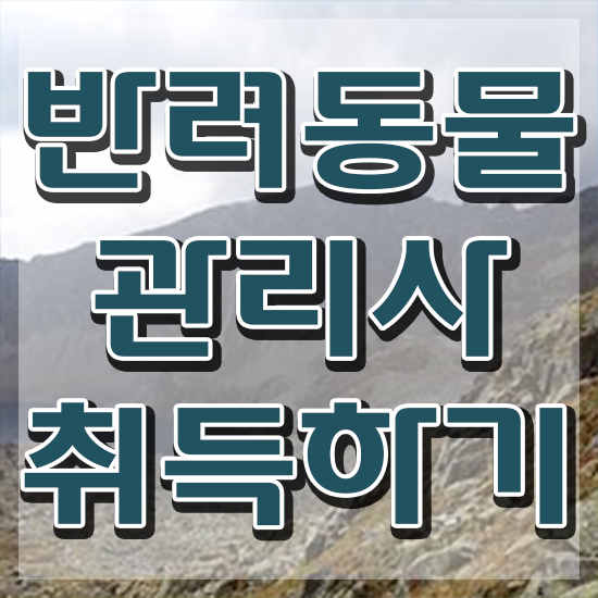  , 반려동물관리사 자격증 시험준비 요점정리
