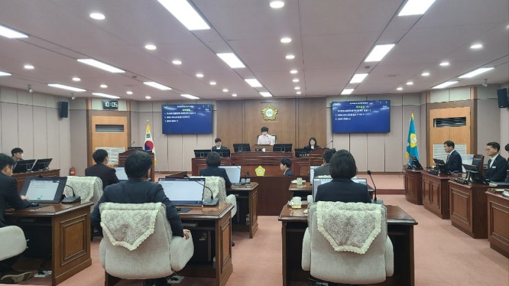  증평군의회, 제195회 정례회 개회...군정질문 진행