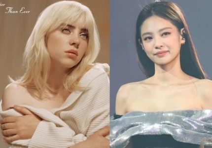 제니, <b>빌리 아일리시</b> 만났다…청음회 MC 활약