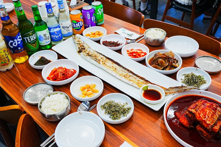  제주공항 근처 아침식사 맛집 현지인 맛집으로 유명한 갈치조림 식당 황해