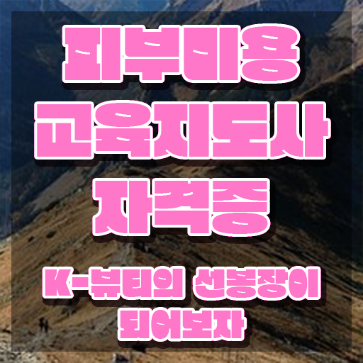  일산피부학원 , 피부미용교육지도사 자격증 1달 만에 취득한 방법 완벽 정리