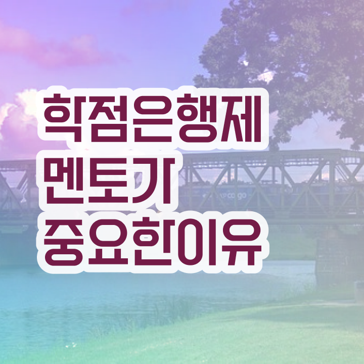  학점은행제 수업 , 전문학습멘토 이 부분만 간단하게 알고가세요