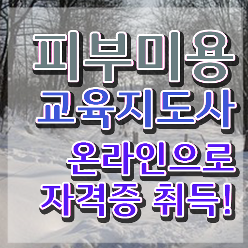  피부미용사 월급 , 피부미용교육지도사 자격증 20일 만에 합격정보 준비했어요