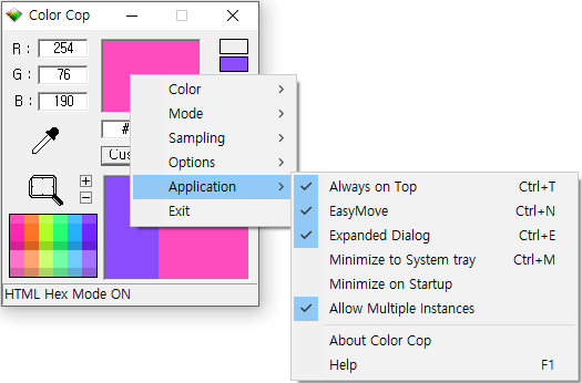 Color Cop RGB값 칼라색 추출 방법 고급 사용설명서 : 네이버 블로그
