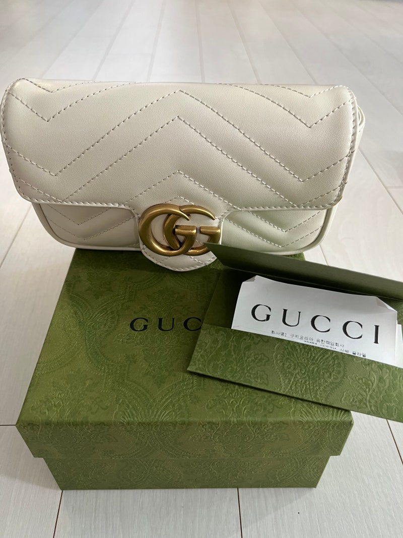구찌(GUCCI)가방 편하게 마실용으로 샀다 후회하는 GG마몽 마틀라세 수퍼미니백