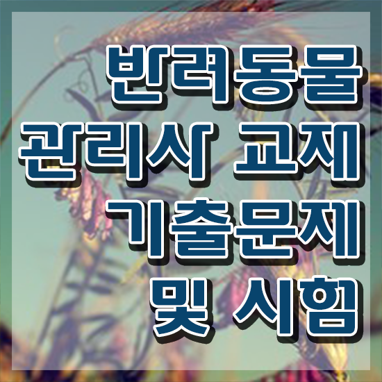  반려동물등록자진신고 , 반려동물관리사 자격증 2주 만에 준비한 방법 , 온라인 무료강의