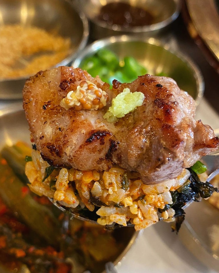  [약수역맛집 금성회관] 고기 퀄리티와 맛이 기가막힌곳! 금성생갈비 뼈삼겹 구워주니 더좋아!