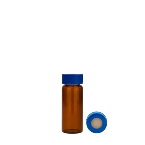 [유리초자] 15 ml 엠버 셉텀 샘플 바이알 & 스크류 캡 15 ml Amber Septum Vial & Screw cap