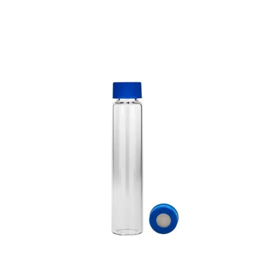  [유리초자] 15 ml 투명 셉텀 샘플 바이알 & 스크류 캡 15 ml Clear Septum Vial & Screw cap