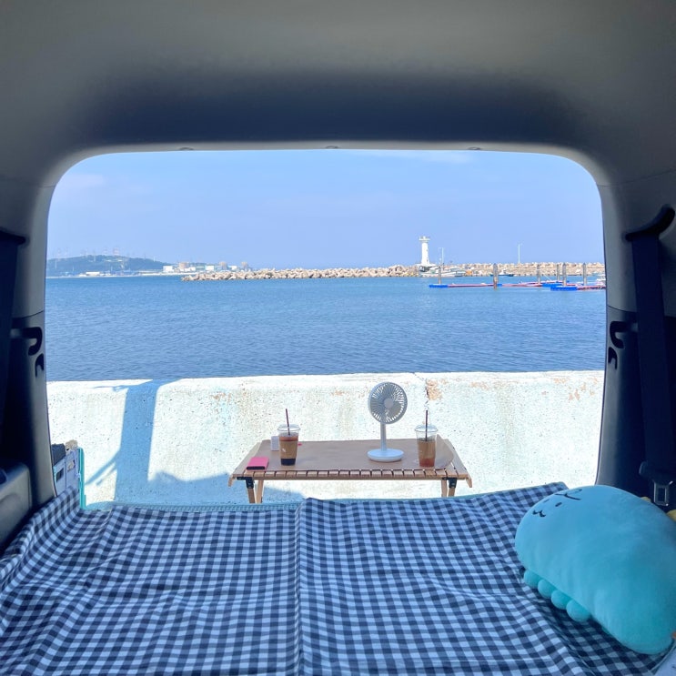  부산 바다뷰 차크닉 장소 기장 임랑해수욕장 근처 문동방파제