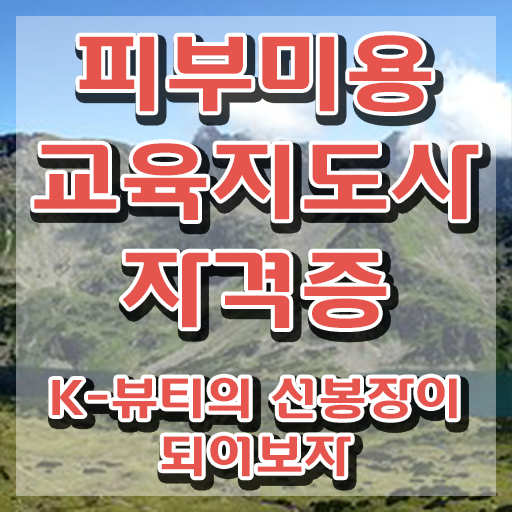  피부관리사 , 피부미용교육지도사 자격증 쉽고 간편하게 취득한 노하우 여기서 확인하세요