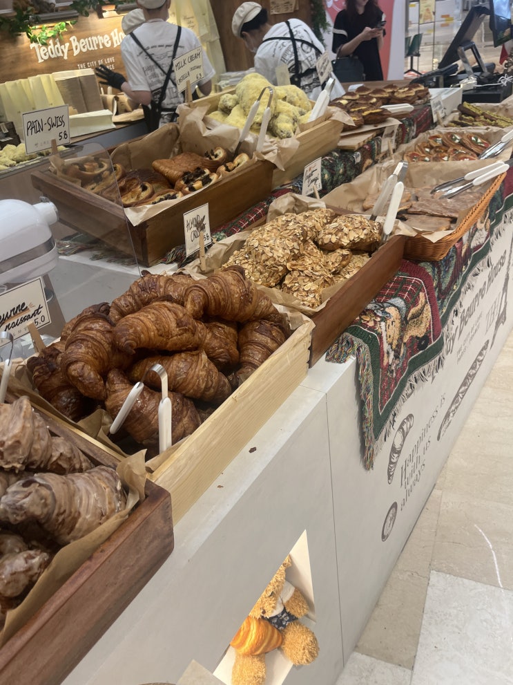  [잠실 크루아상 맛집] 용산 크루아상 웨이팅 맛집 테디뵈르하우스 롯데월드몰 팝업스토어 솔직후기