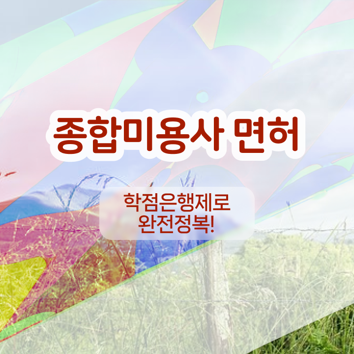  반영구화장자격증 , 반영구 오픈 할 때, 취득해야 하는 조건들은? 일하면서 주부미용사자격증 빠르게