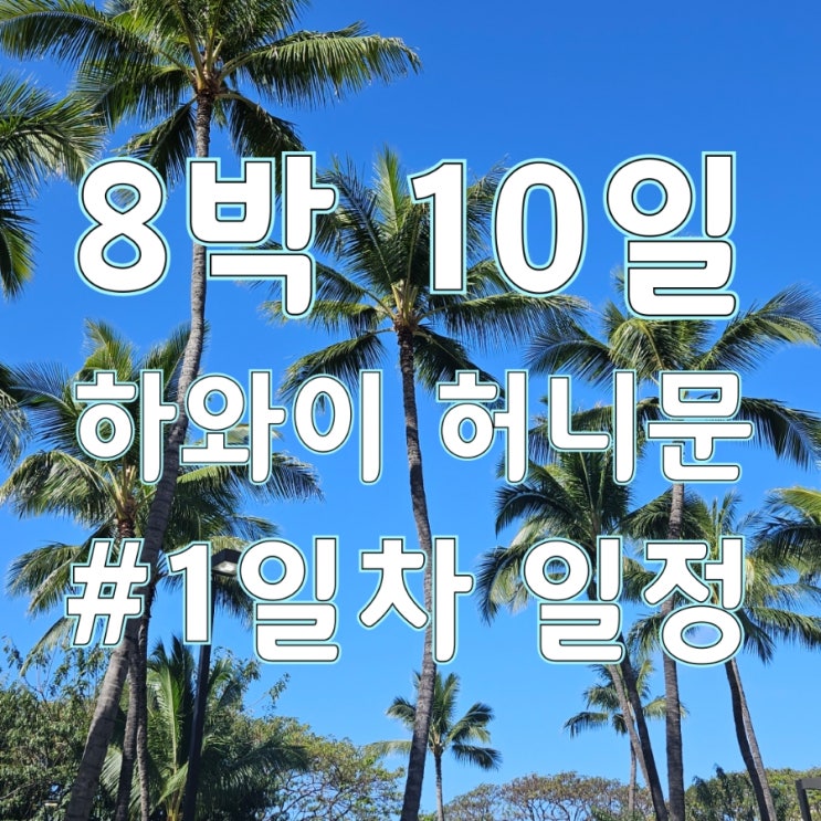  #하와이 8박 10일_빅아일랜드 1일차