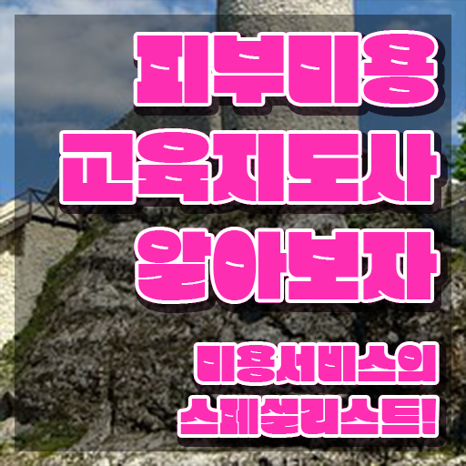  피부관리사 구인 , 피부미용교육지도사 자격증 1급,2급 동시에 준비한 방법 궁금하다면