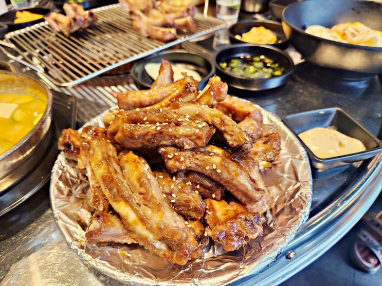  동탄2 영천동 11자상가 등갈비 맛집 오른쪽갈비 아이랑 다녀왔어요!