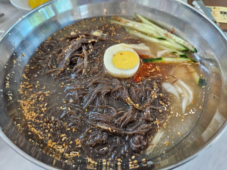  분당 냉면 맛집 삼막칡냉면 수지 동천동 점심