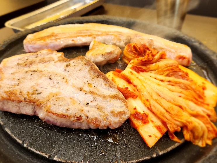  중랑구청 맛집 신내동 삼겹살 가성비 좋은 국내산 돼지고기 삼겹식당 신내점 후기