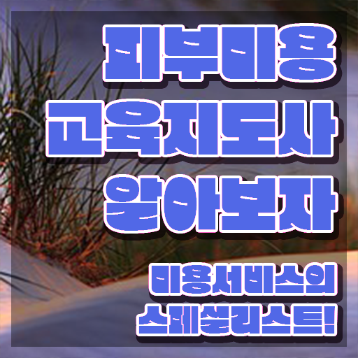  피부학원 , 피부미용교육지도사 자격증 1급,2급 동시에 합격한 팁 정보 모두 드려요