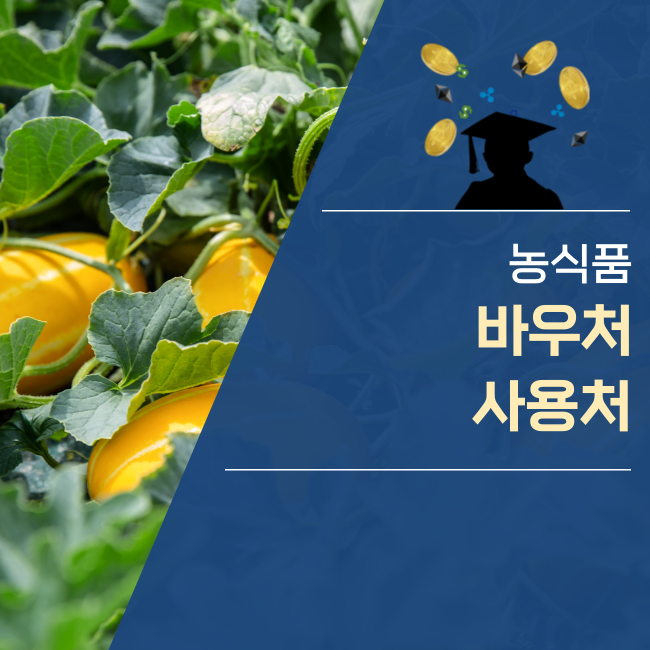  2024년 농식품 바우처카드 사용처는?